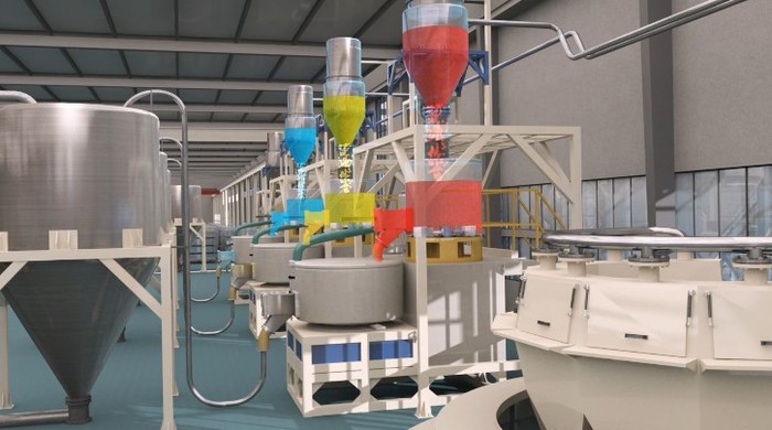 上料工艺三维动画